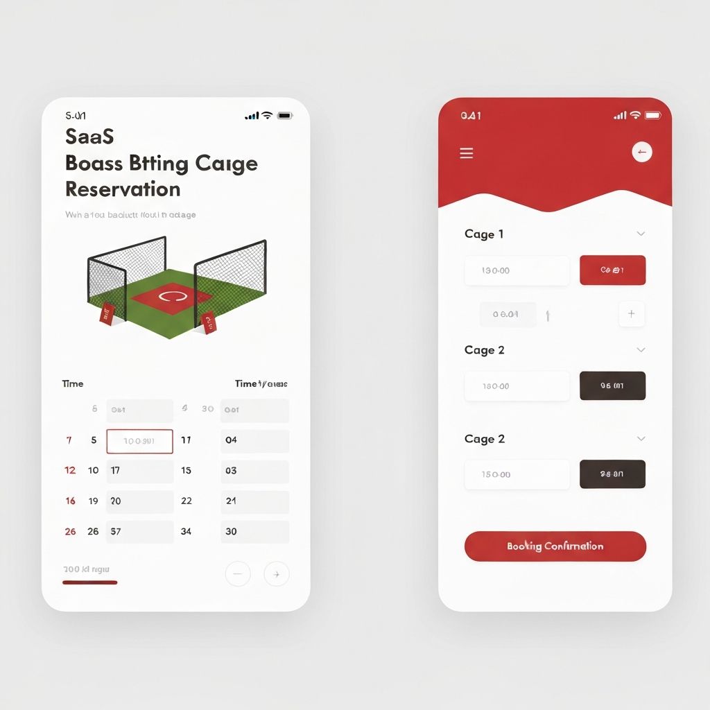 Baseball Facility Booking Interface